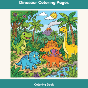 Dinosaur Coloring Pages