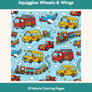 Squiggles Wheels and Wings
