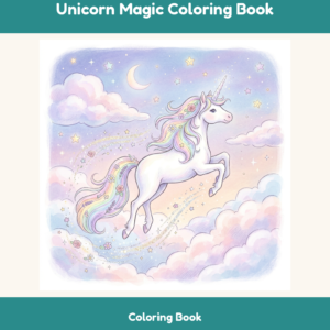Unicorn Magic Coloring Book