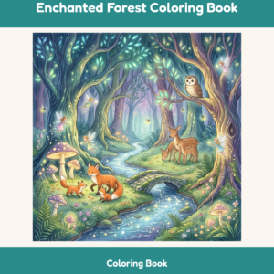 Enchanted Forest Coloring Book