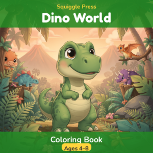 Dino World Coloring Book