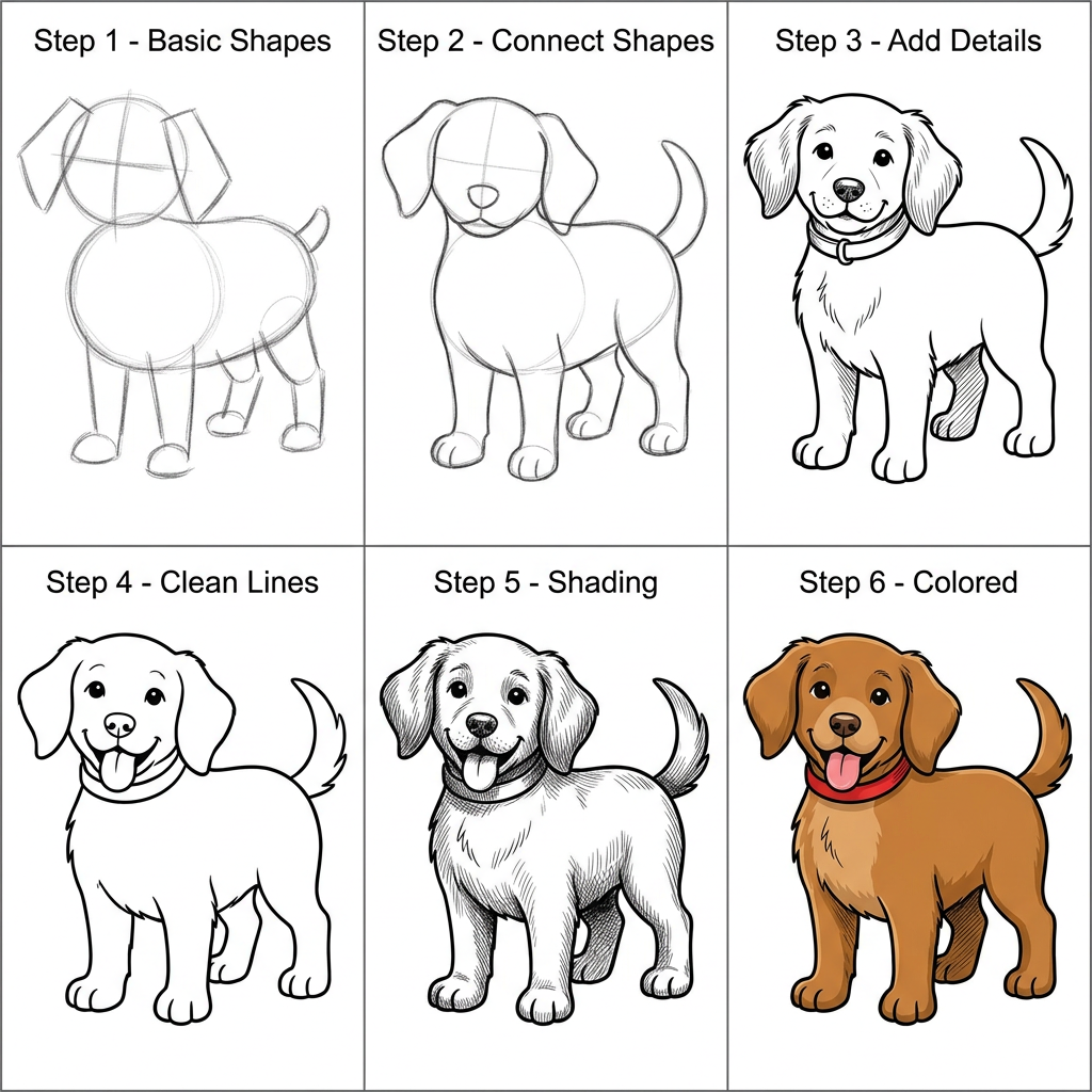 How to Draw a Dog