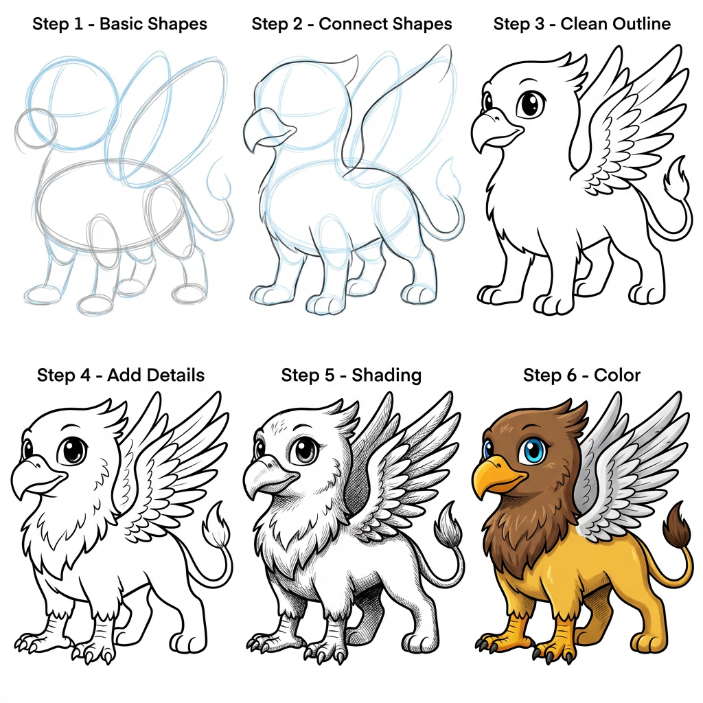 How to Draw a Griffin