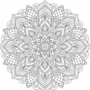 Mandala Magic — Adult Coloring Book