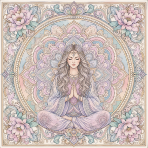 Mandala adult coloring book — printable PDF cover